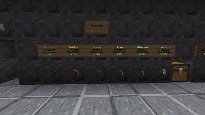 Mine blocks and ores, purchase upgrades and become the richest Minecraft player in Mine Your Own Business.