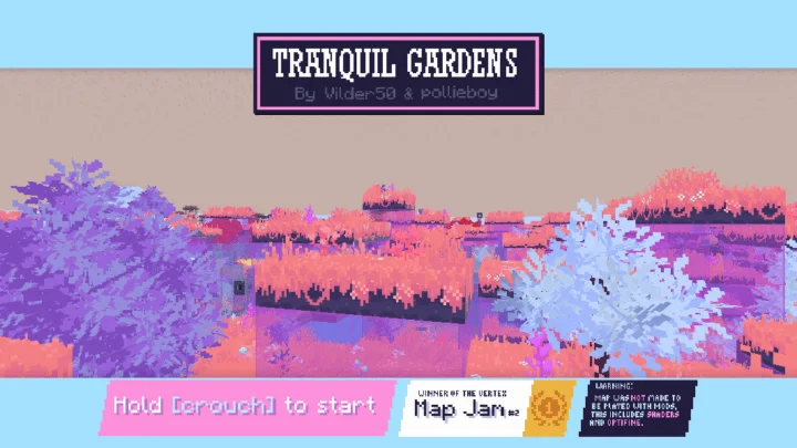 Immerse yourself in a beautiful and cryptic garden in this PvE Minecraft map.