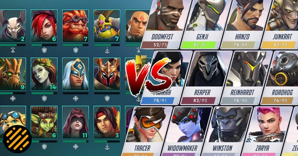Overwatch VS Paladins Character