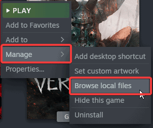 You can directly open the installation folder of any game in Steam by clicking on Browse local files
