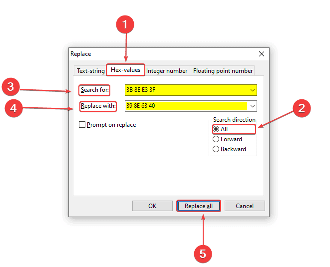 Replacing Hex values from the list can potentially fix the Crash Bandicoot 4 Ultrawide Issues