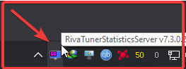 RivaTuner is minimized to the taskbar by default, and runs in the background with minimal RAM usage