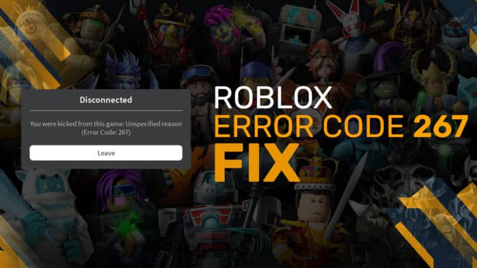 267 error code roblox