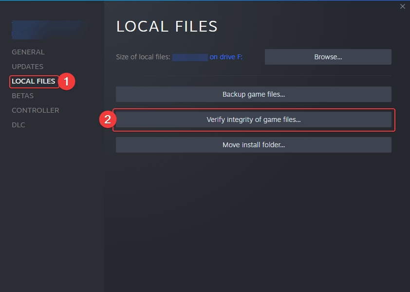 Validating your files will ensure that everything is present, and uncorrupted, potentially fixing It Takes Two crash issues