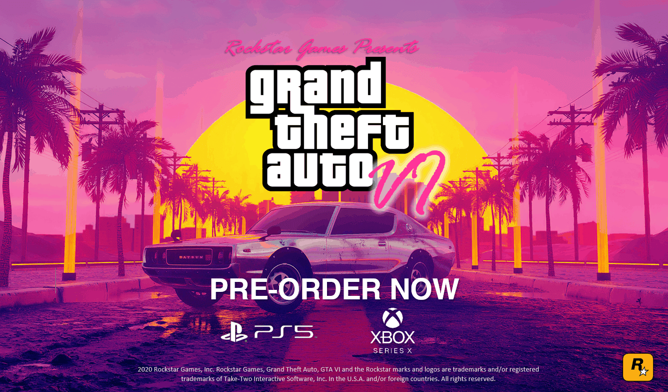 GTA 6 Pre-order fan art