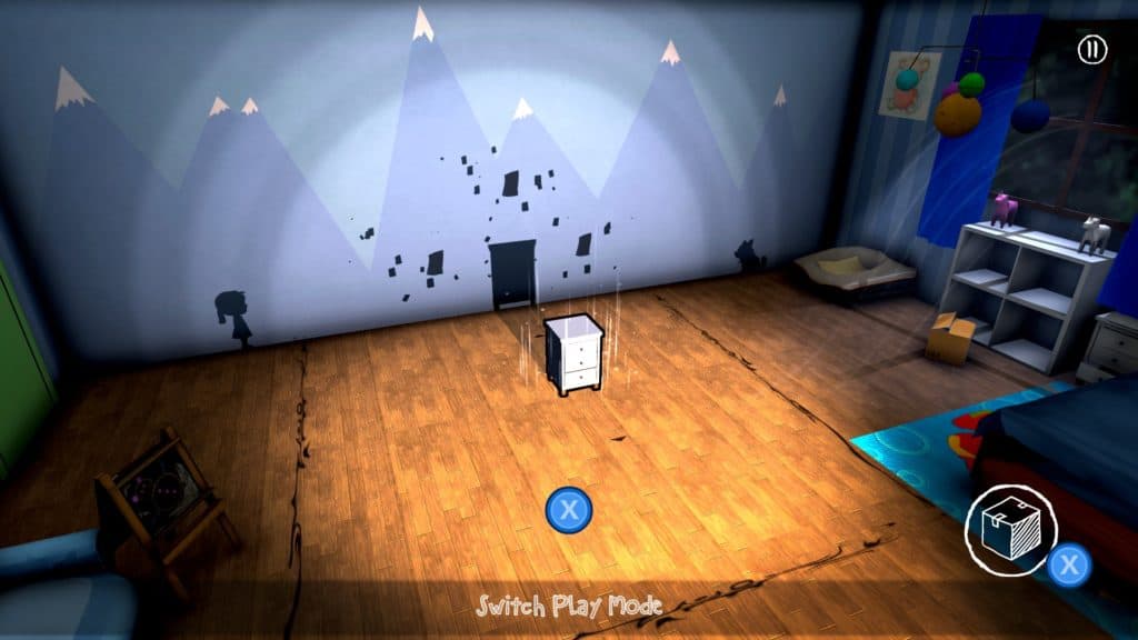 A screenshot showcasing different objects in the room