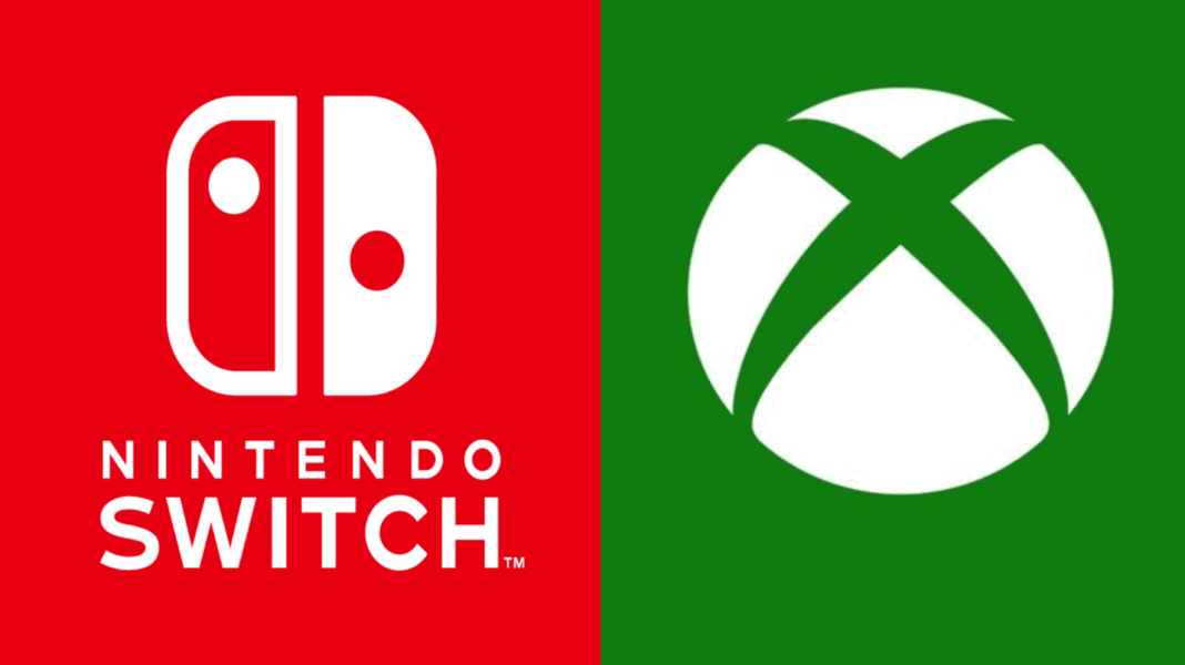 Nintendo and Xbox logos to symbolize possible partnership