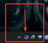 RivaTuner will show up in the Windows Taskbar, and run in the background