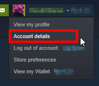 Open your Account Details