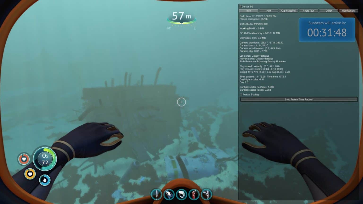 Subnautica компас где найти чертеж