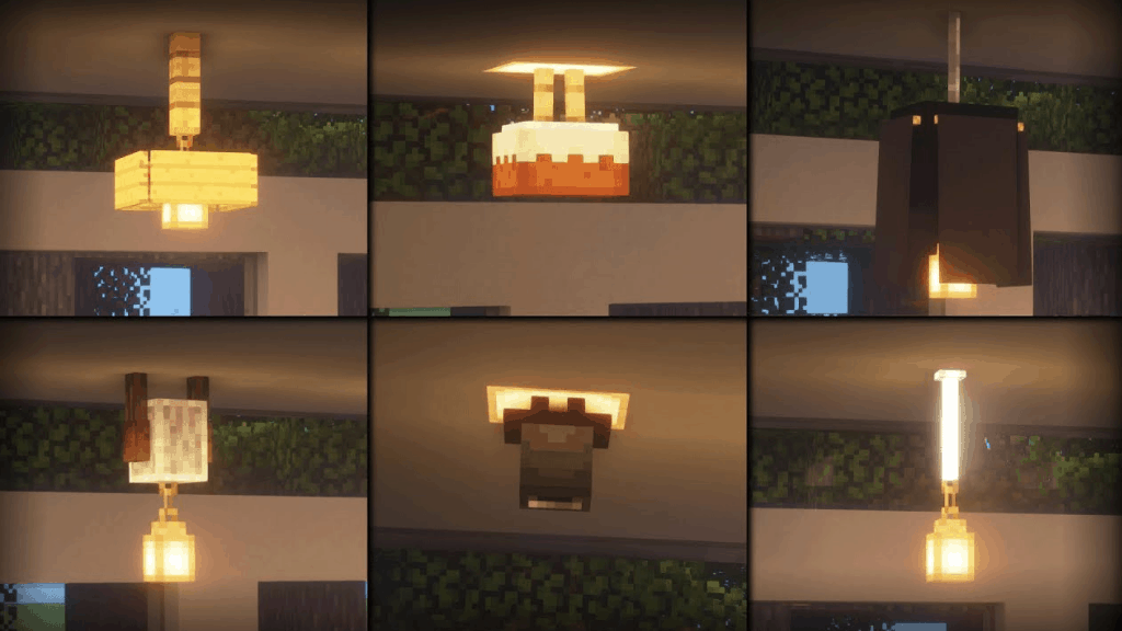 Estas luces son algunas de las muchas ideas épicas de Minecraft