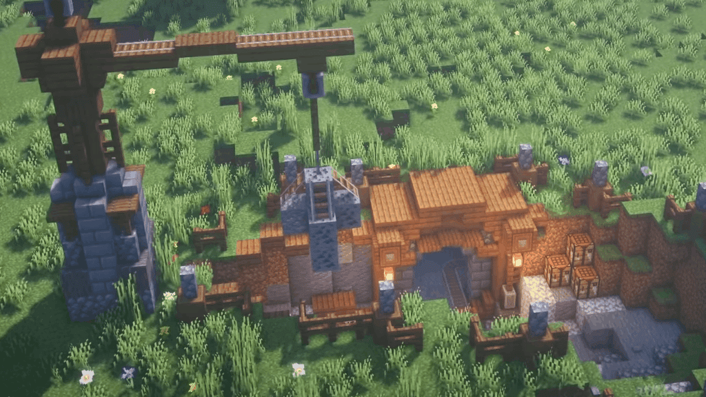 Cette base minière est une excellente idée pour vos prochains projets Minecraft.