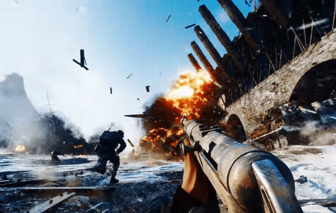Screenshot of Battlefield Gameplay