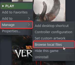 You can browse the location of any Steam game by doing so, allowing you to disable the Mass Effect Legendary Edition Mouse Acceleration