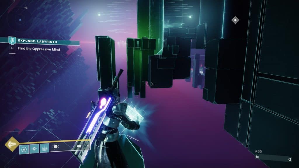 Navigate across the Vex labyrinth in Expunge