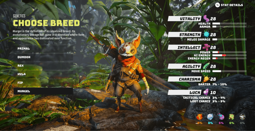 Biomutant's Murgel Breed