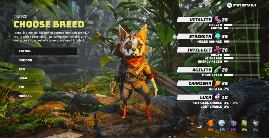 Biomutant's Primal Breed