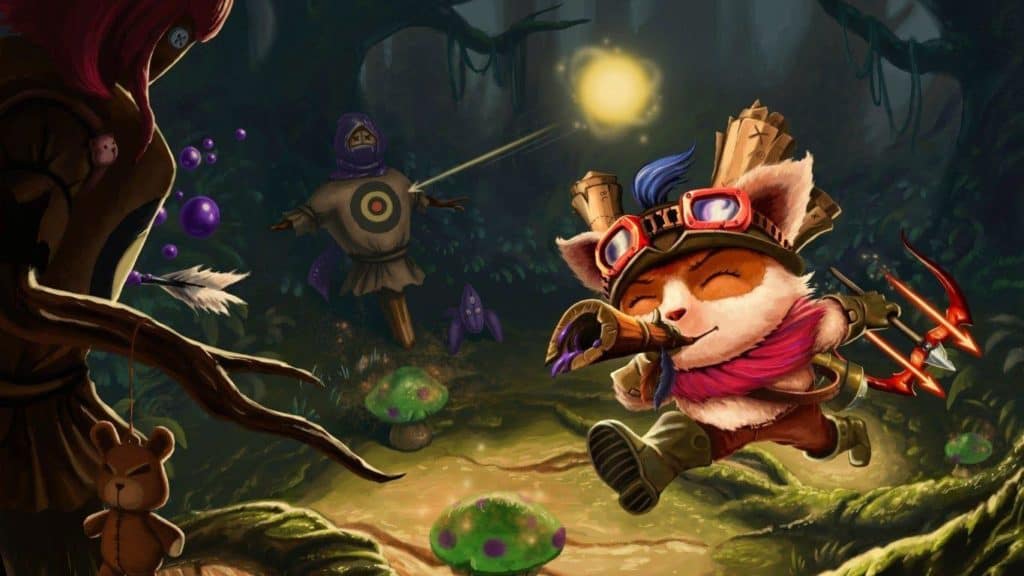 Teemo as a novelty character in Project L