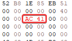 Updated values are highlighted in red to show a change made