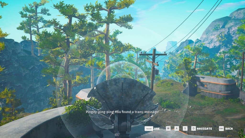 Moving Pingdish 11H to the left of the wooden post to  find the location of the Oxygen Suit in Biomutant