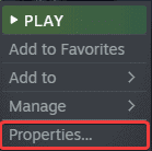 Every game in Steam has properties that one can modify
