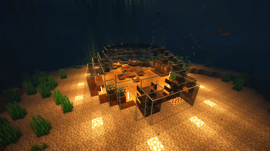 Underwater Glass Dome Tutorial for Minecraft 1.17
