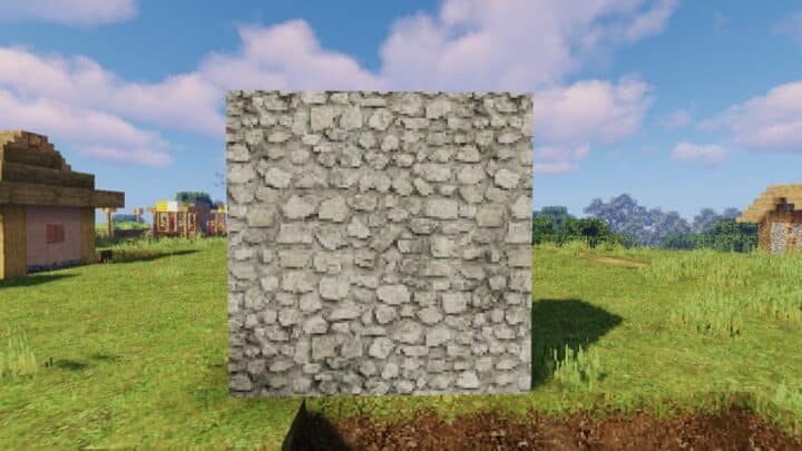 cobblestone wall