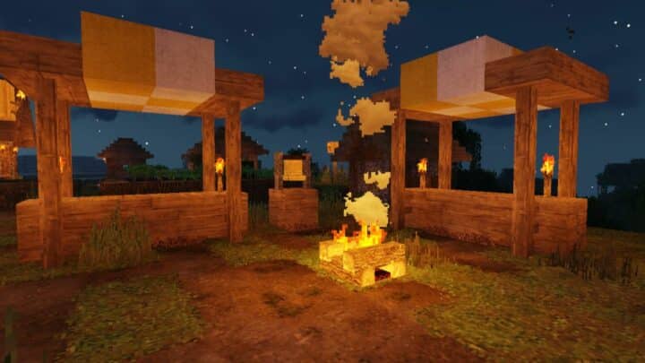 campfire in minecraft