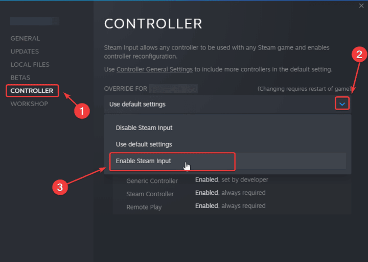 You can enable or disable Steam Input in Steam. Enabling it fixes the Monster Hunter Stories 2 Stuttering