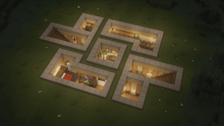 Modern Underground Minecraft Base