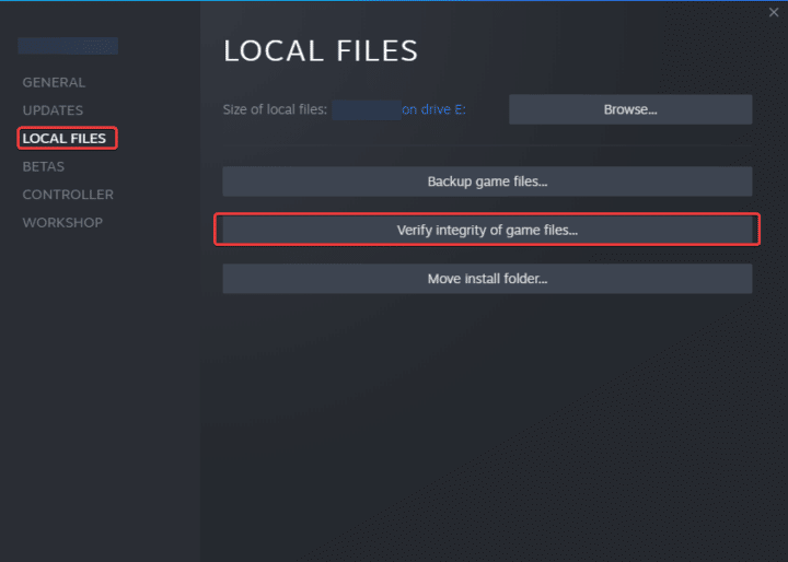You can verify the game files to ensure nothing is corrupted