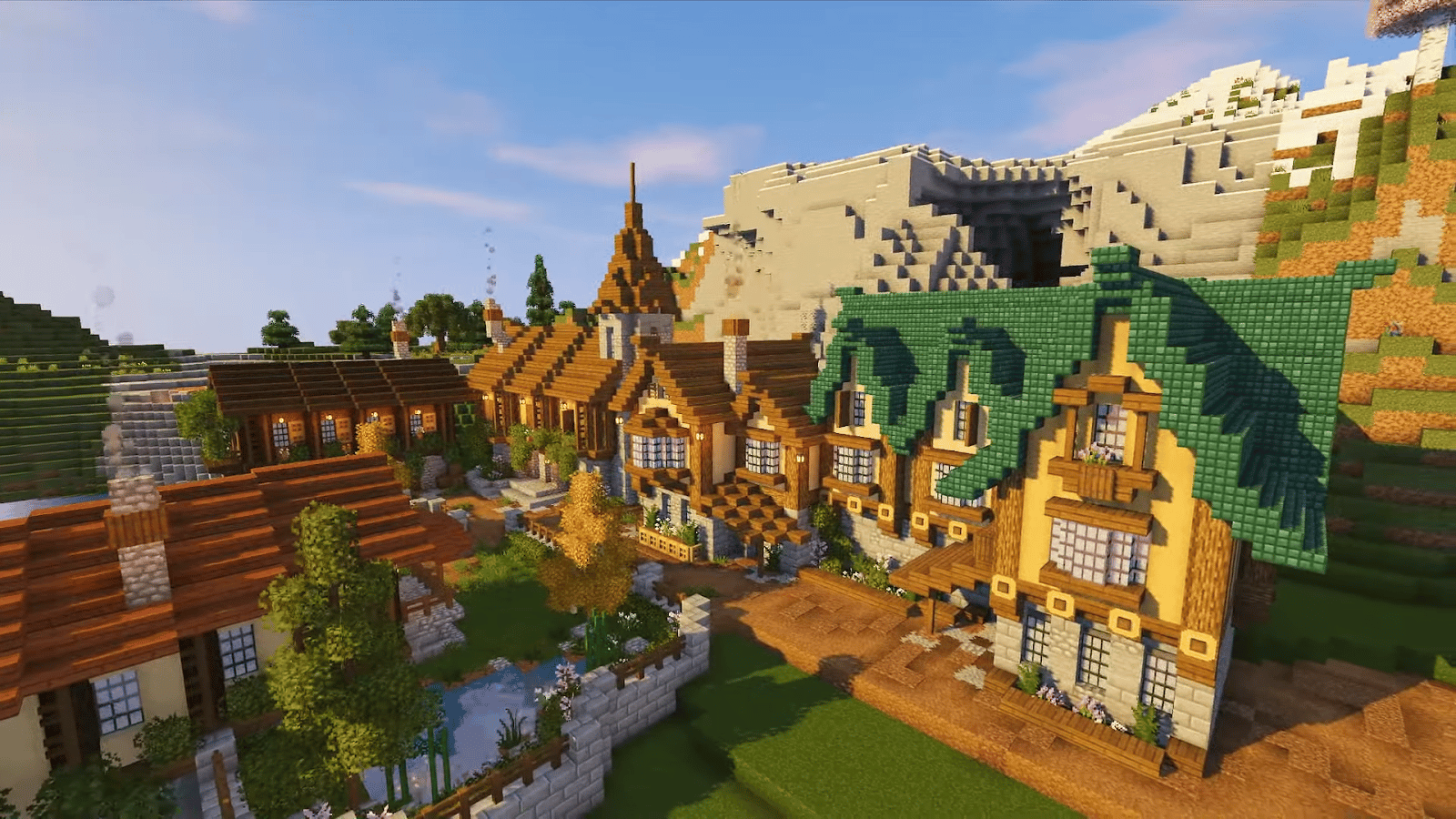 minecraft medieval village