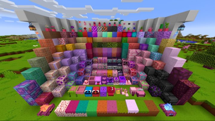 Kawaii World Texture Pack blocks