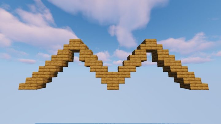 mshaped roof Minecraft