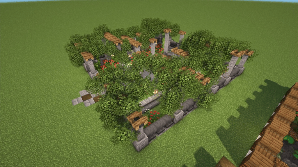 Castle Garden in Minecraft