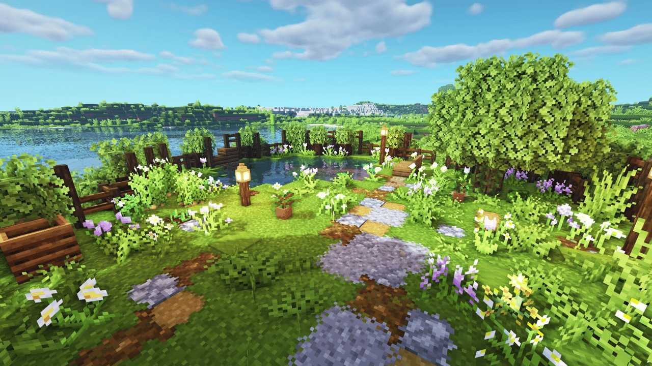 15 BEST Minecraft Garden Ideas | WhatIfGaming