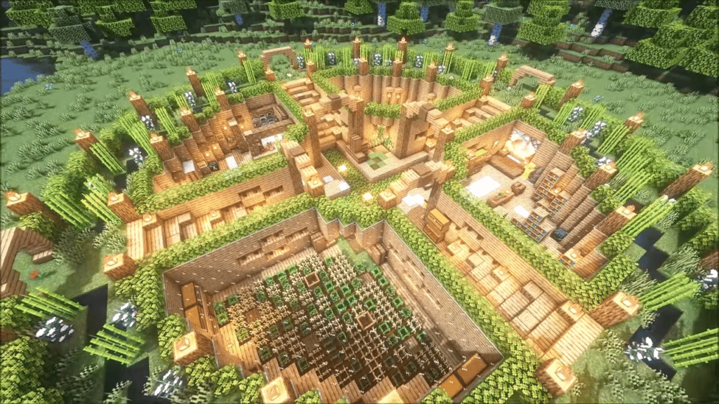Minecraft Magnificent Circular Garden