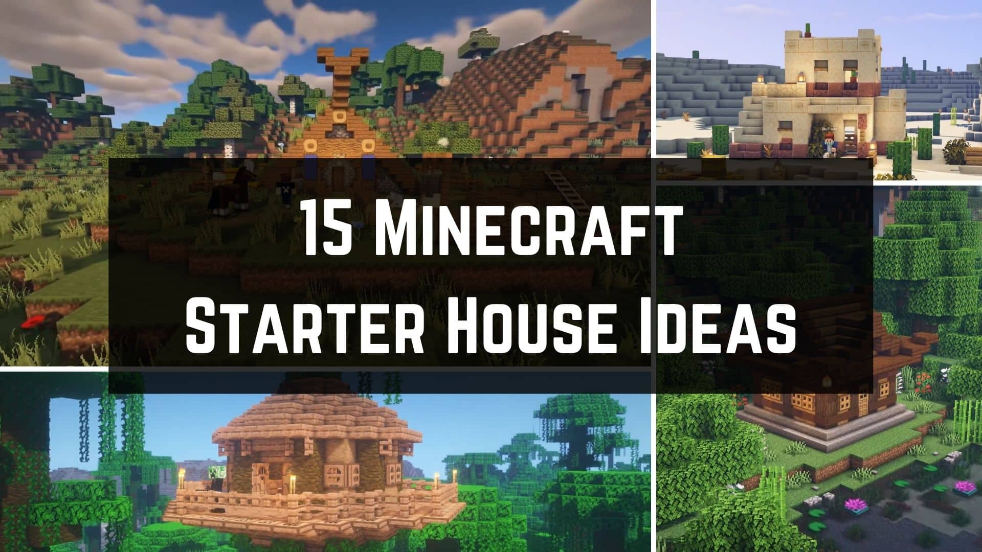 28 Minecraft Starter House Ideas - WhatIfGaming