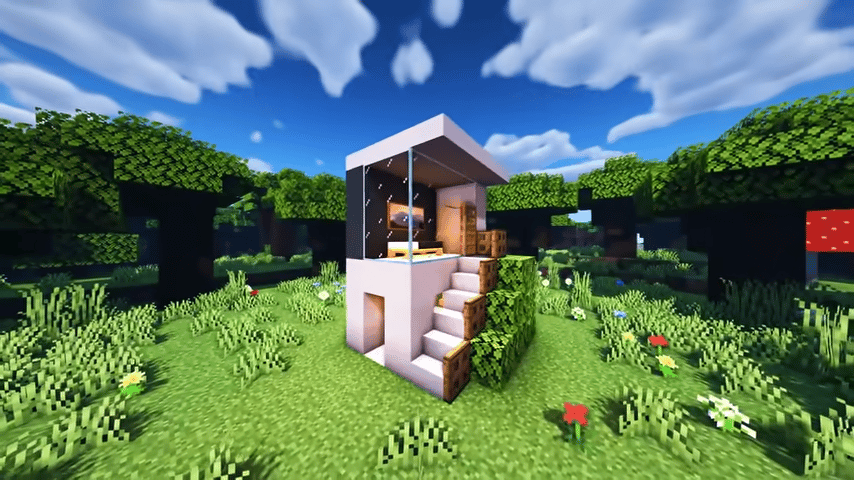 coolest minecraft modern house