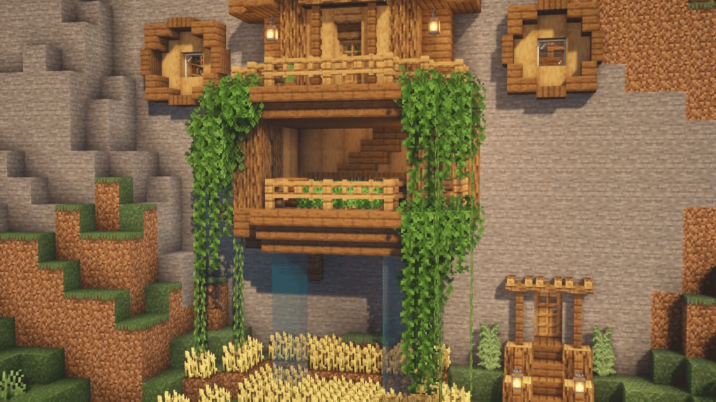 Mountain Vine Home Minecraft House Ideas