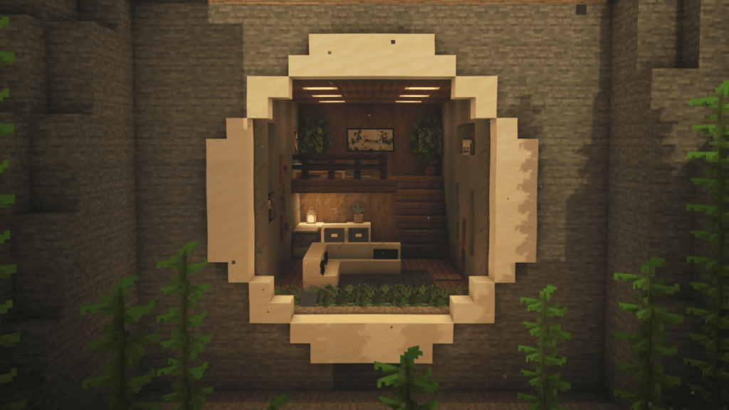 Undervann hjem Minecraft House Ideas