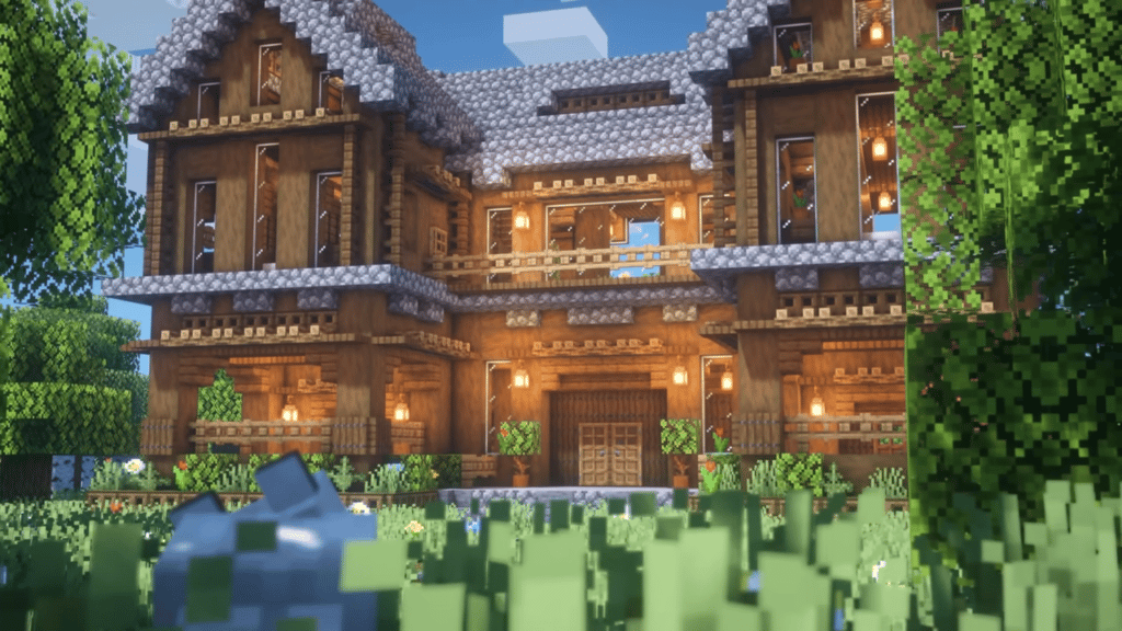 minecraft stone brick house designs