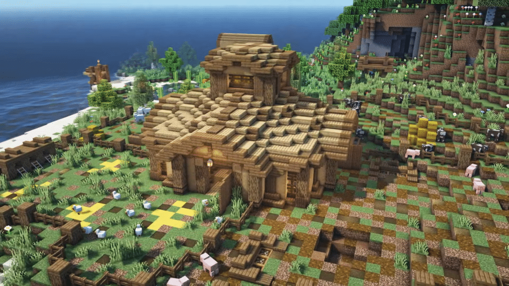 Minecraft Best Animal Barn Multiplayer 