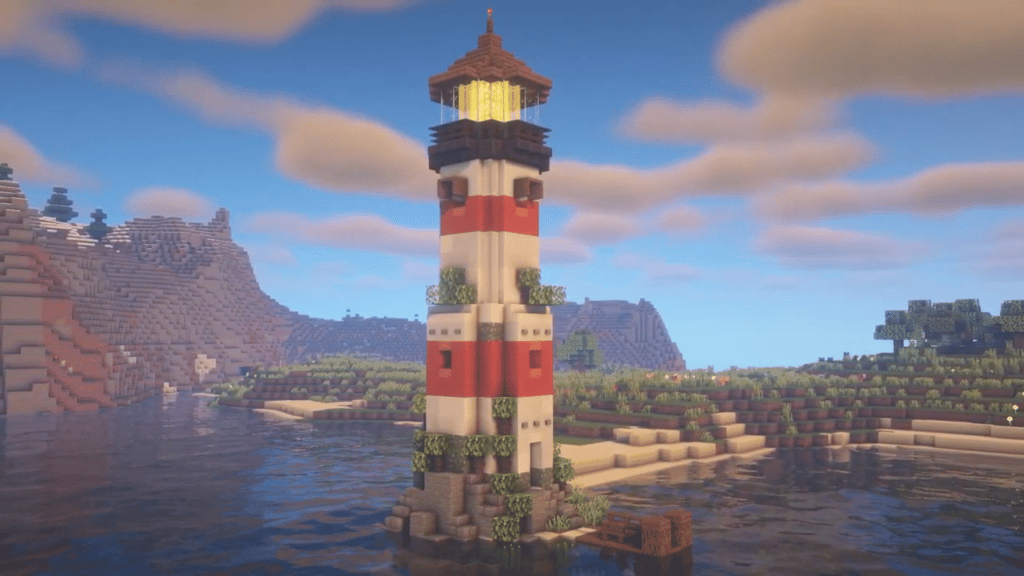 Conception d'un phare pour Minecraft