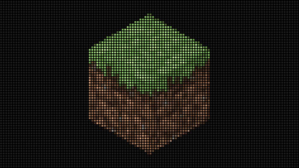 Minecraft Dirt Block Pixels Wallpaper