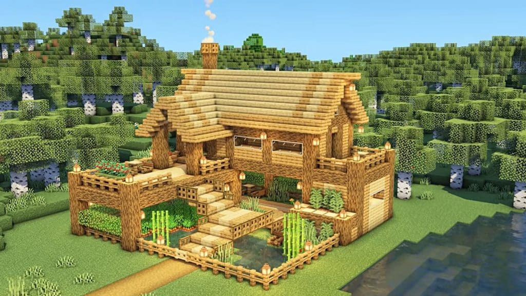 Screenshot by SheepGG Minecraft Farm House l Modlust