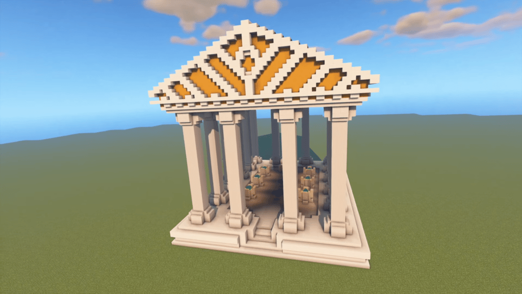 Minecraft Greek Temple Idea for Minecraft 1.17