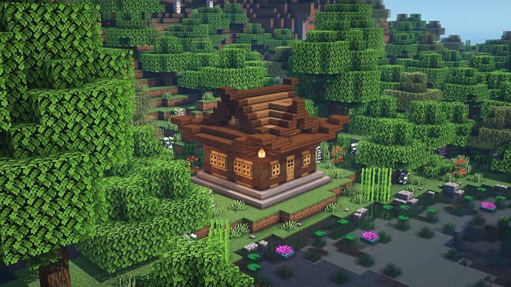 Minecraft Starter House Designs - Japanese House