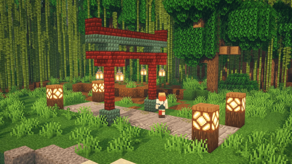 Torii Gate in Minecraft