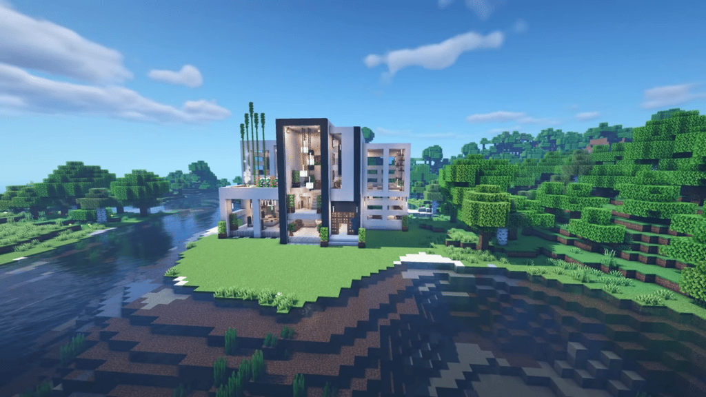 Villa en Minecraft